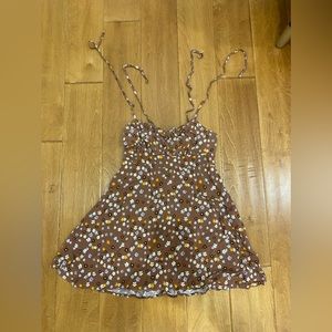 Pacsun LA Hearts Tie Strap Fit & Flare Mini Dress